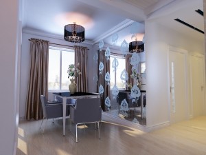 modern style living room 1826 3D Model