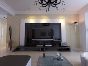 modern style living room 1826 3D Model