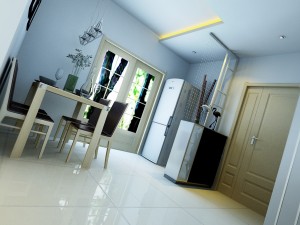 modern style living room 1827 Modèle 3D