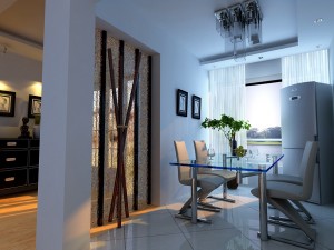 modern style living room 1829 3D Model