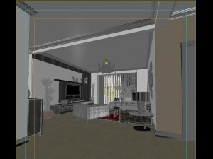 modern fashion parlour restaurant is 1830 3Dモデル