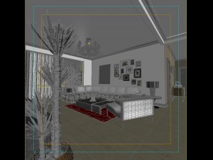 modern fashion parlour restaurant is 1830 3Dモデル