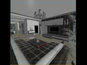 modern fashion parlour restaurant is 1830 3Dモデル