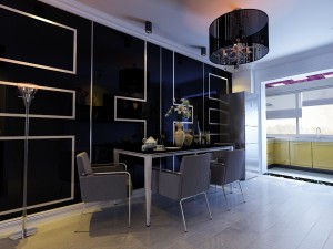 modern style living room 1831 3D Model