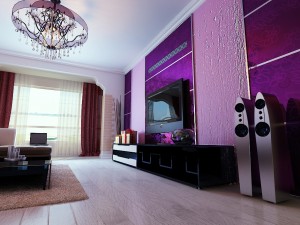modern style living room 1831 3D Model