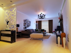 modern style living room 1835 3D Модель