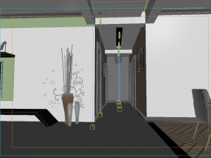 modern style living room 1835 3D Модель