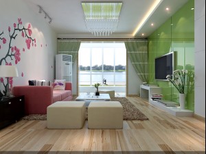 modern fashionable living room restaurant 1836 3D मॉडल