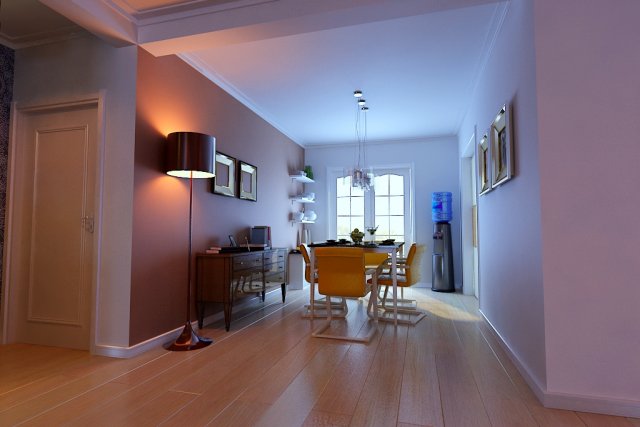 modern style living room 1838 3D 모델 .c4d .max .obj .3ds .fbx .stl .blend 
