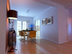 modern style living room 1838 3D 모델