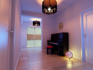 modern style living room 1838 3D 모델