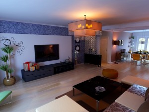 modern style living room 1838 3D 모델
