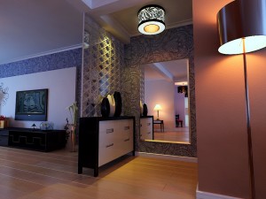 modern style living room 1838 3D 모델