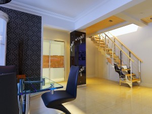 modern style living room 1839 Modello 3D