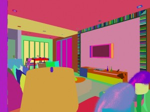 modern fashionable living room restaurant study 1810 3D Model