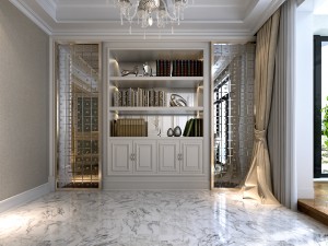 modern fashionable living room study 1829 3D Модель