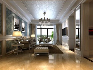 modern fashionable living room study 1829 3D Model
