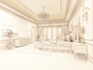 modern fashion chinese living room is 1840 Modelo 3D