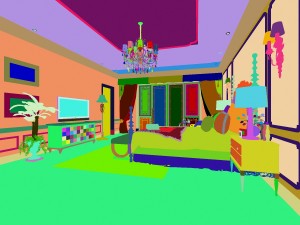 modern fashion chinese living room is 1840 Modelo 3D