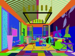 chinese style fashionable vintage room 1805 3D Model