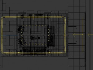 chinese style fashionable vintage room 1805 Modelo 3D