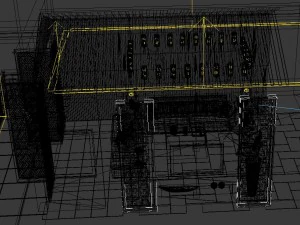 chinese style fashionable vintage room 1805 3D Model