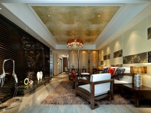 chinese style fashionable vintage room 1807 3D Model