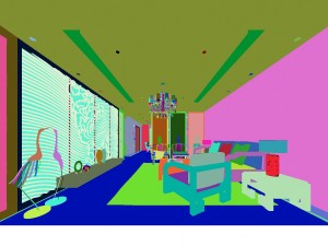 chinese style fashionable vintage room 1807 3D Model
