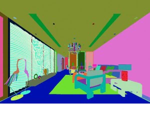 chinese style fashionable vintage room 1807 3D Model