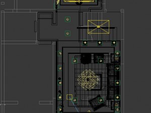 chinese style fashionable vintage room 1807 3D Model