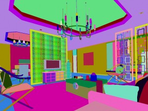 chinese style fashionable vintage living room 1809 3D Модель