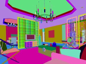 chinese style fashionable vintage living room 1809 3D Model