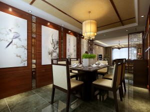 chinese style fashionable vintage room 1819 3D Model