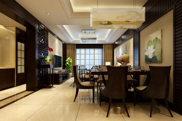 chinese style fashionable vintage living room 1820 3D Model .c4d .max .obj .3ds .fbx .stl .blend 