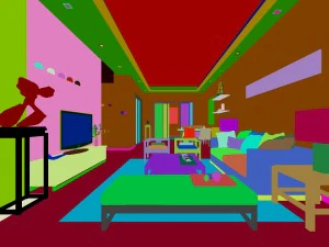 chinese style fashionable vintage room 1824 3D Model