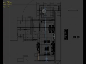 chinese style fashionable vintage room 1824 3D Model
