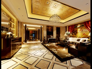 chinese style fashionable vintage room 1827 Modelo 3D
