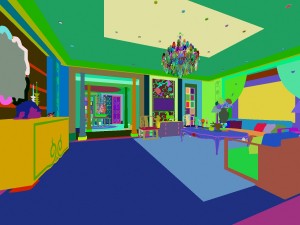 chinese style fashionable vintage room 1827 3D 模型