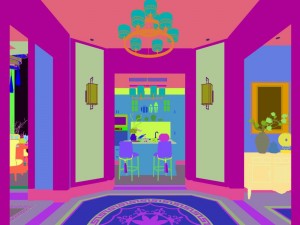 stylish family living room design 27 3D Модель