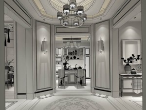 stylish family living room design 27 3D Модель