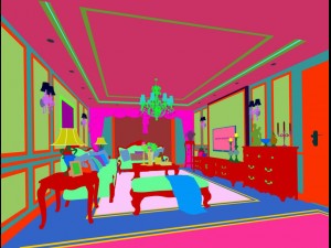 european-style living room design 03 Model 3D