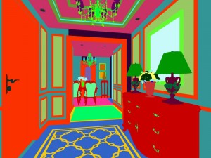 european-style living room design 03 Model 3D