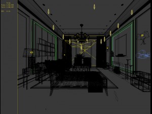 european-style living room design 01 Modello 3D