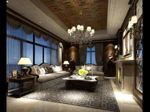 european-style living room design 11 3D मॉडल