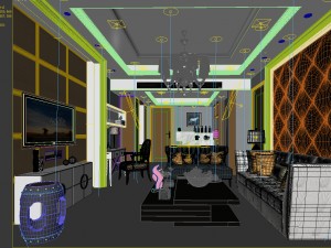 european-style living room design 12 3D-Modell