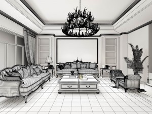 european-style living room design 14 Modelo 3D