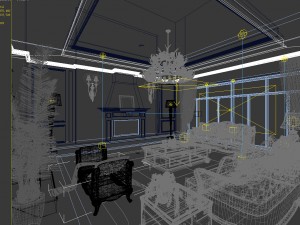 european-style living room design 14 Modelo 3D