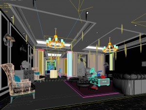 european-style living room design 17 3D मॉडल