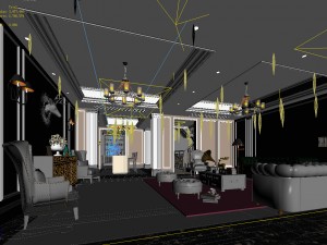 european-style living room design 17 3D मॉडल