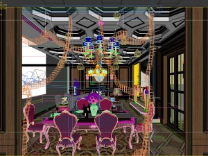 european-style living room design 20 3D Model